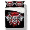 Home Bed Set Skull Print Pillowcase Bedspreads Soft Duvet Cover Queen King Size Teen Boy Girl 3D Soft Quilt Cover