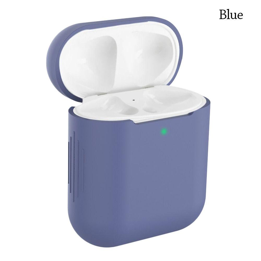 Тонкий защитный чехол, мягкий, для беспроводных наушников, противоударный силиконовый чехол для AirPods 1/2