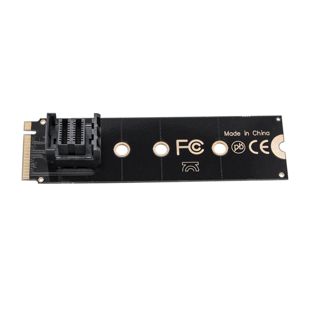 M.2 NVME To U.2 Converter Card Mkey PCIeX4 M.2 PCIe To SFF8643 Hard Disk Adapter Card Support 2230/2242/2260/2280 SSD