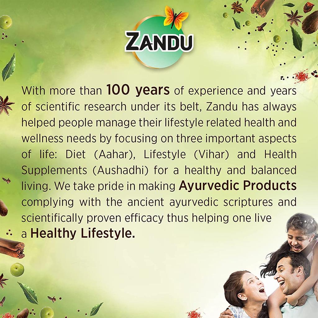 ZANDU KESARI JIVAN Fit for Diabetic, Ayurvedic Immunity Booster for Strength & Stamina, Strengthens Bones, Sugarfree, Green