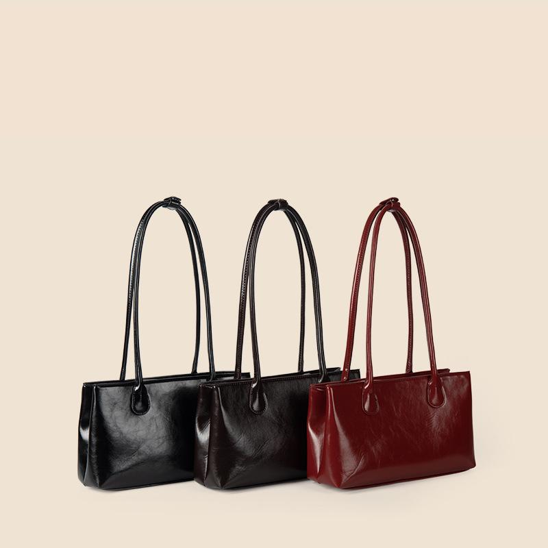 Сумка через плечо Стильная простая квадратная сумка-тоут Commuter Premium Underarm Bag