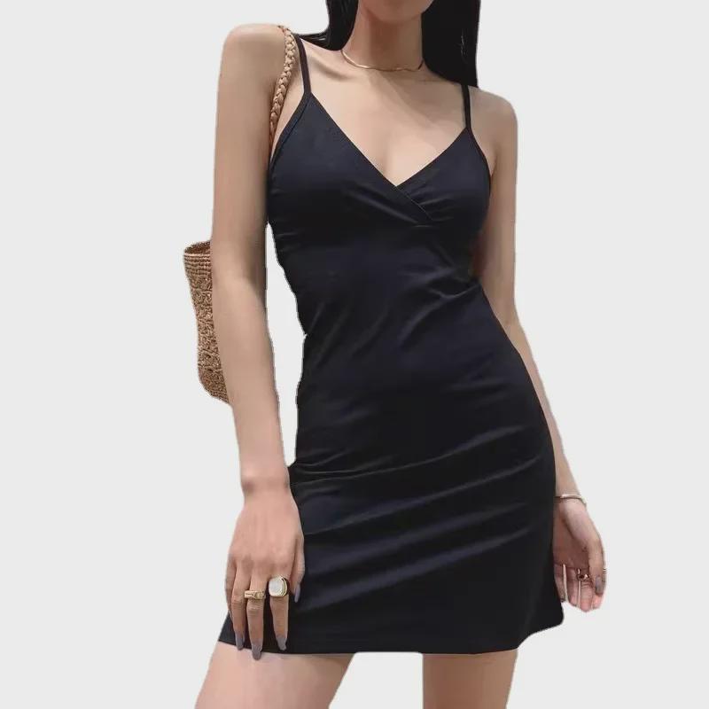 2024 Винтажное платье с цветочным принтом и V-образным вырезом на подтяжках для женщин - европейский и американский стиль