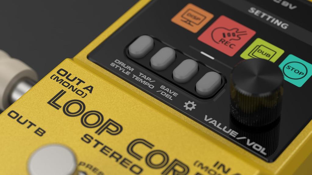 Стерео педаль-лупер Loop Core с 99 ячейками для сохранения стерео MIDI и драм-машиной NU-X, слоты высокой четкости, вход/выход, управление, встроенный