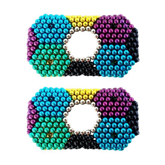 512 шт., 3/5 мм, магнитный шарик, игрушка для снятия стресса, для детей и взрослых, обучающее 3D моделирование, сборка здания, набор магнитных бусин