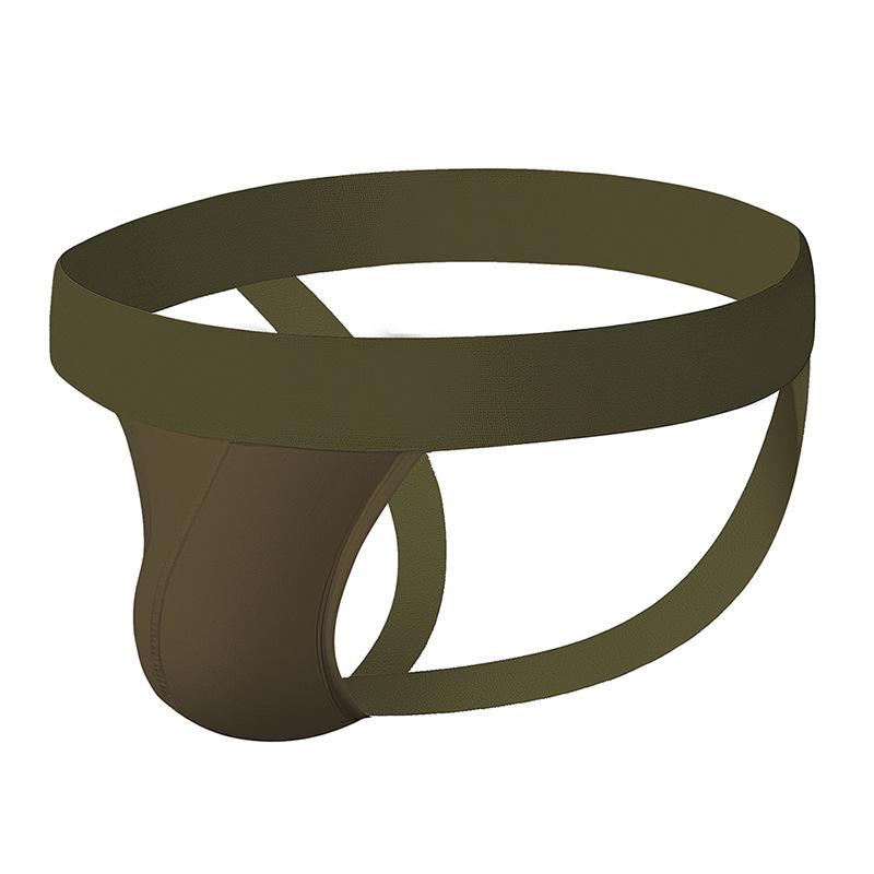 Мужские стринги ADANNU в европейском и американском стиле с низкой талией, однотонные, хлопковые, BP.01