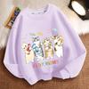 Cute Cat Round-neck Sweatshirt for Children, Fashionable Long-sleeved Casual Sweatshirt for Boys and Girls In Spring and Autumn