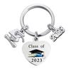Graduation Gift Keychain Rings Key Holder Decorated Creative Accessories