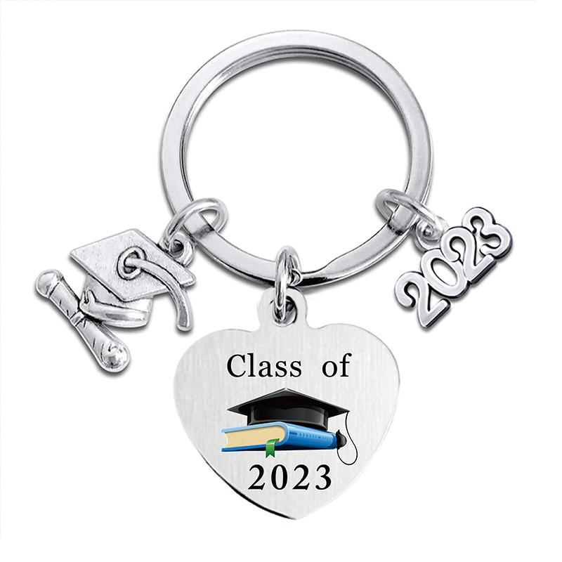 Graduation Gift Keychain Rings Key Holder Decorated Creative Accessories