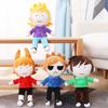 4 шт./лот Набор Плюшевых Игрушек Eddsworld Эдд Торд Мэтт Том Мультяшная Плюшевая Игрушка Набитая Кукла Мягкие Фигурки Аниме Домашний Декор Подарок для Детей