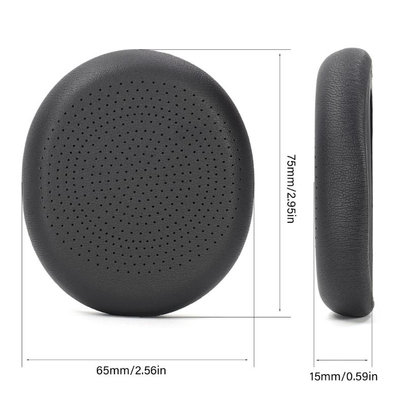 Амбушюры из пены с эффектом памяти для беспроводных гарнитур Logitech H800 Премиальные амбушюры из протеиновой кожи Конструкция с шумоизоляцией