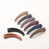 Women Horsetail Hair Claw Banana Shape Plastic Back Head Hair Clip Simple Elegant Hairpin Head Accessories