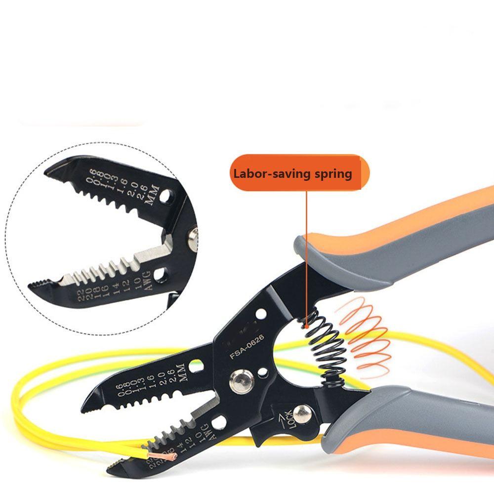 Time-Saving Crimping Stripping Plier Large opening Electricians  Pliers Wire Stripper  Hand Tool