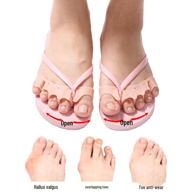 Silicone Foot and Toe Separator for Valgus Correction