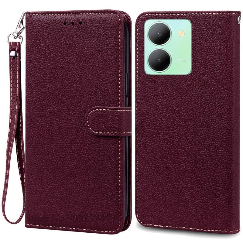 Чехол Y36 для Vivo Y36, мягкий силиконовый чехол для задней крышки телефона Vivo Y36 5G, кожаный чехол-книжка для VIVOY36 Y 36