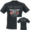 Футболка Van Halen Тур 1984 100% Хлопок с Графикой Мужская Женская Летний Уличный Топ