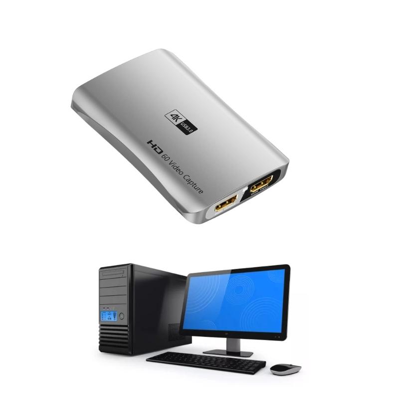 Video Capture Card e To Type-C Streaming for Game Switches e Input and Output Capture Card