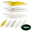5pcs/Set 3.5g/8.5cm Artificial Shrimp Bait PVC Soft Shrimp Lure  Fishing Accessories