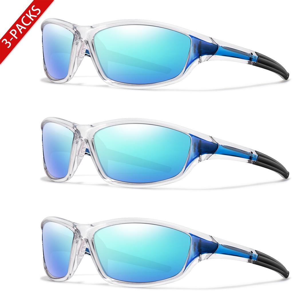 3 PCS Brand Polarized Cycling Sunglasses UV400 Outdoor Sports Men And Women Driving Hiking Camping Travel Colorful Goggles 7