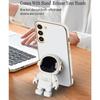 Coque - BOOLING - pour Samsung Galaxy A35 5G - Protection Antichoc - Support Astronaute 3D - Blanc