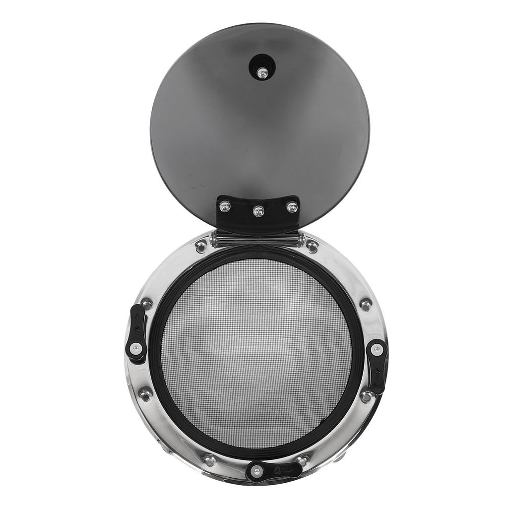 10 Inch Boat Round Porthole Window Inward Opening Stainless Steel Tempered Glass Porthole Window with Screen and Fixed