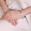 Luxury 925 Silver Open Bracelets For Women Elegant Peacock Opening Screen Bracelets Party Wedding Fine Jewelry Gifts