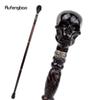Черный креативный дьявол череп деревянная модная трость декоративная деревянная трость для косплея Хэллоуин булава палочка Crosier 93 см