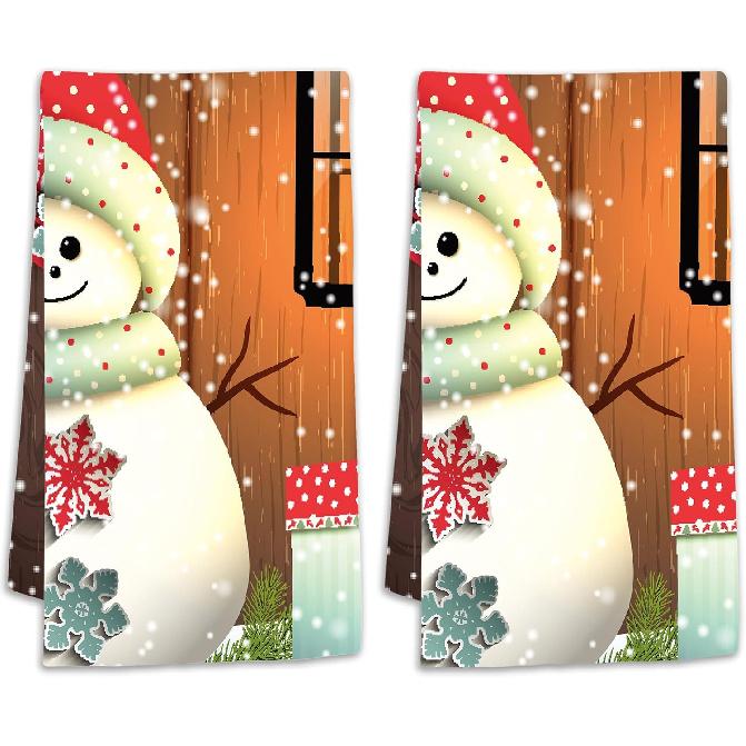 Cow Kitchen Towels Set of 2 Highland Cow Fingertip Towels Soft Kitchen Dish Towel for Bathroom Spa Decor Laundry Room