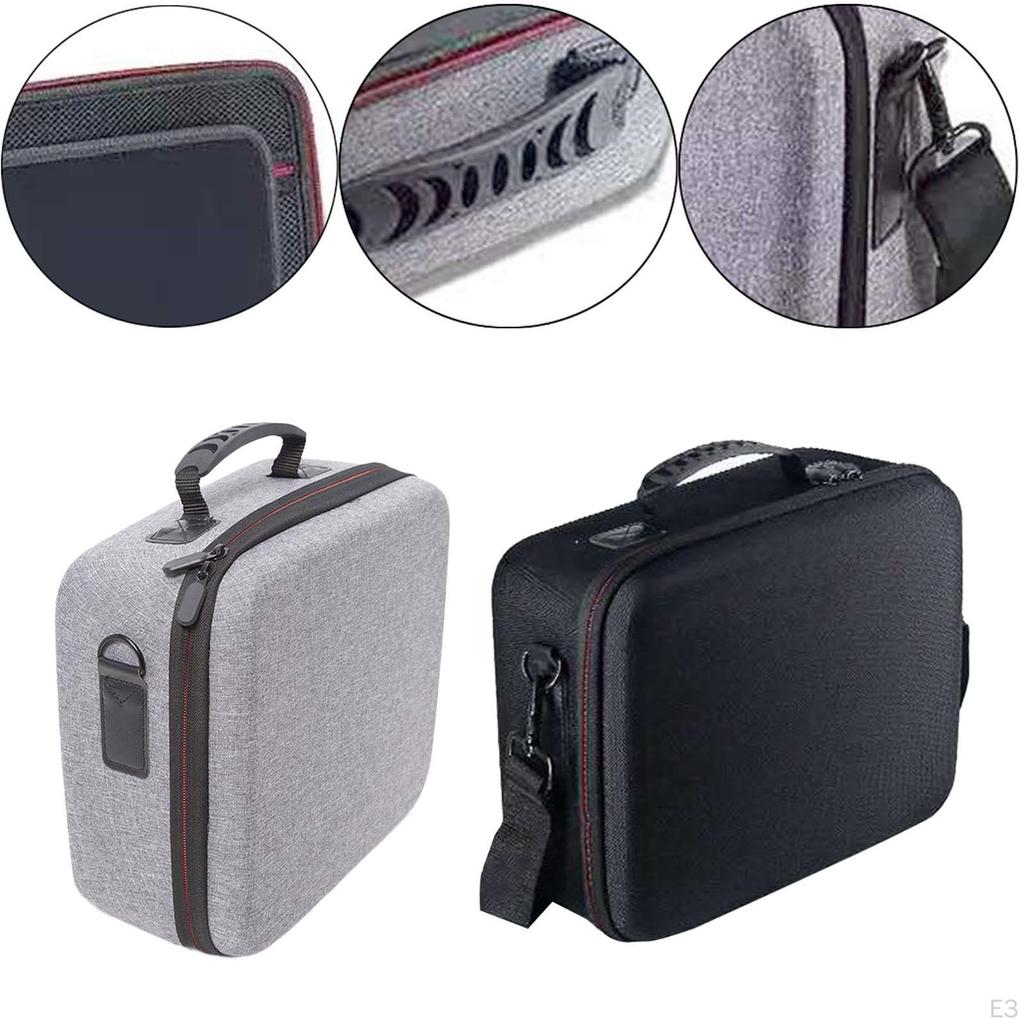 Game Console Storage Box Multipurpose Easy Carrying with Handle Hard Shell Handbag Protective Bag