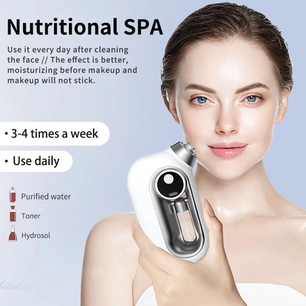 NEW Facial Skin Moisturizing Mist Sprayer Airbrush Facial Deep Cleaning Oxygen Injector Sprayer Cordless Air Brush Compressor