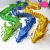 30см 3D-печатные игрушки-драконы, гибкая шарнирная модель дракона, настольное ремесленное украшение, подарки для детей, декор для офиса, дома, стола