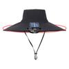 Солнечная шляпа-веер с широкими полями, двухрежимные вентиляторы, аккумулятор 800 мАч, шляпа для рыбалки на открытом воздухе, для пеших прогулок, езды на велосипеде, рыбалки