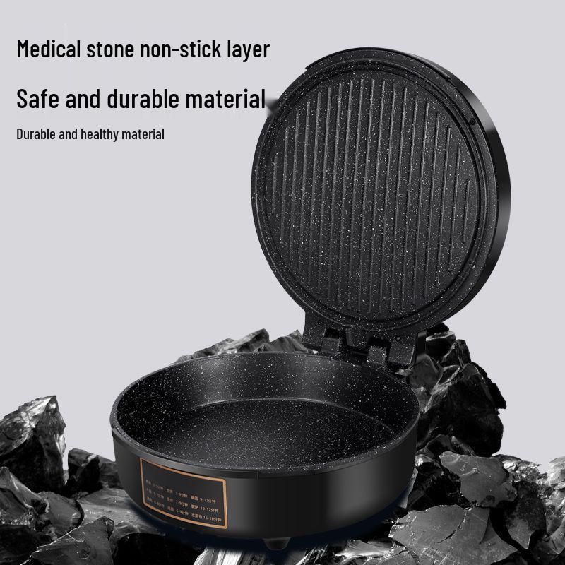 Автоматический электрический антипригарный двусторонний аппарат для приготовления блинов и крепов с функцией безопасного отключения питания