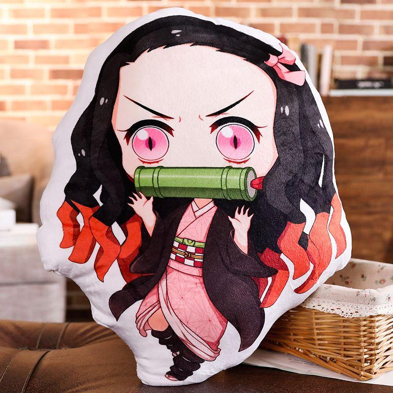 Мягкая плюшевая подушка аниме Клинок, рассекающий демонов Kimetsu No Yaiba Камадо Нэдзуко для детей