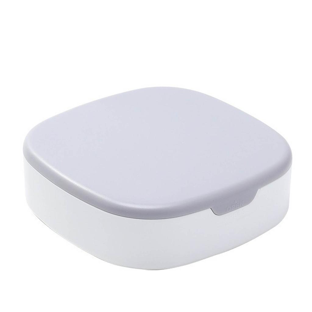 Portable Jewelry Case Multifunctional Orderly Storage White Gray Mini Travel Jewellery Box for Home