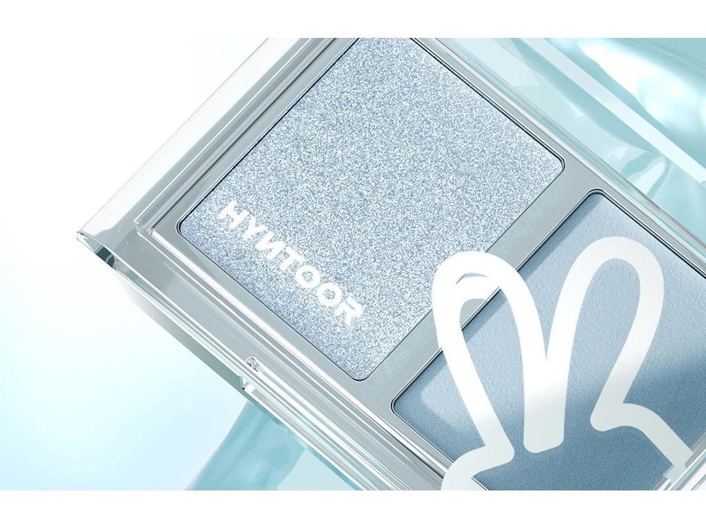 HYNTOOR Two-Color Matte Purple & Earth Tone Eyeshadow Palette 2025