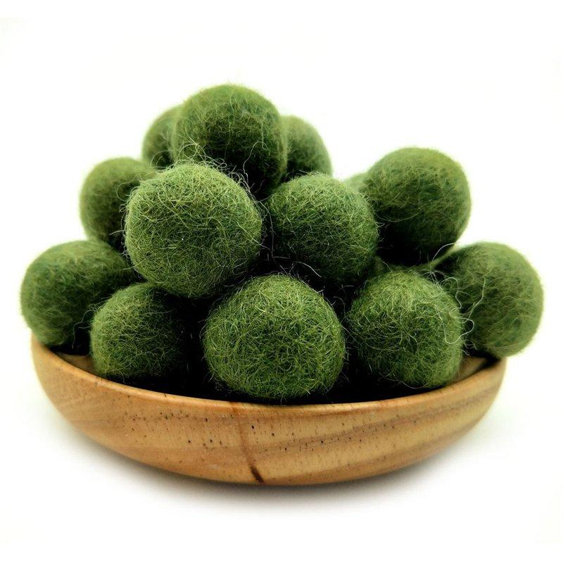 Шерстяной фетровый шар ручной работы, рождественские 10 шт., серьги, аксессуары, цветной меховой шар, сделай сам, помпоны, шар из шерстяной пряжи, 1,5 см