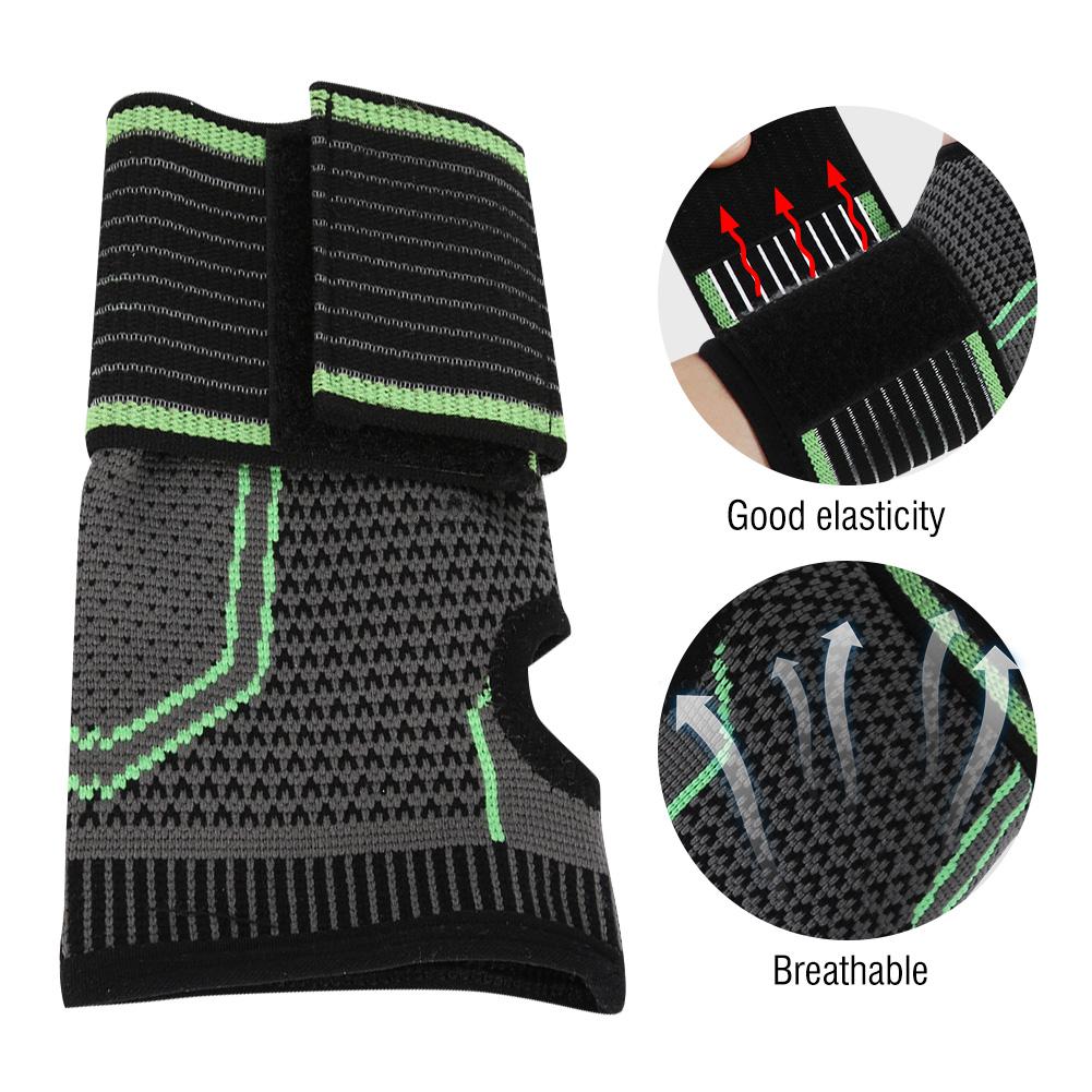 Спортивный защитный напульсник, бандаж для запястья, защита для кисти и запястья с ремнем давления(M)
