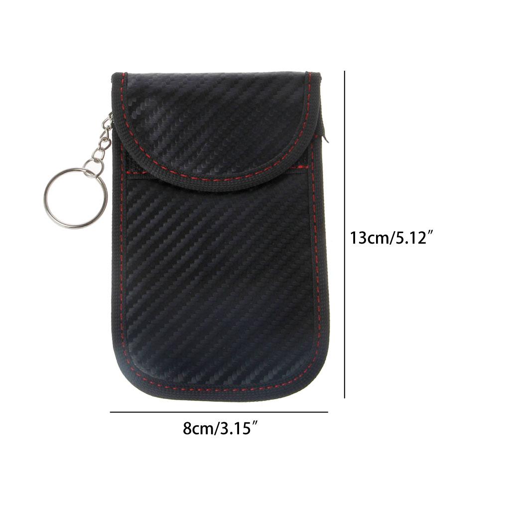 Car RFID Signal Blocking Faraday Bag for Key Fob Security Box Signal Blocking Po