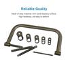 10 PCS Valve Spring Compressor C Clamp Kit Free Disassemble Valve Spring Assembly Removal Tool with