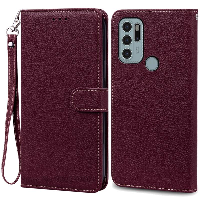 Чехол G60/G60S для Motorola G60, кожаный чехол-кошелек, откидная крышка для Moto G60s, чехол для телефона Motorola G60S, чехол-книжка, чехол Fundas