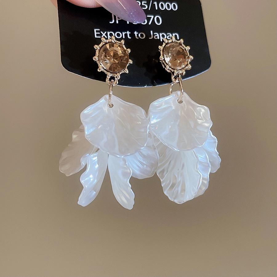 Роскошные серьги-кисточки с красными цветами: Стильные, Дорогие, Акцентные Серьги-Гвоздики для Женщин