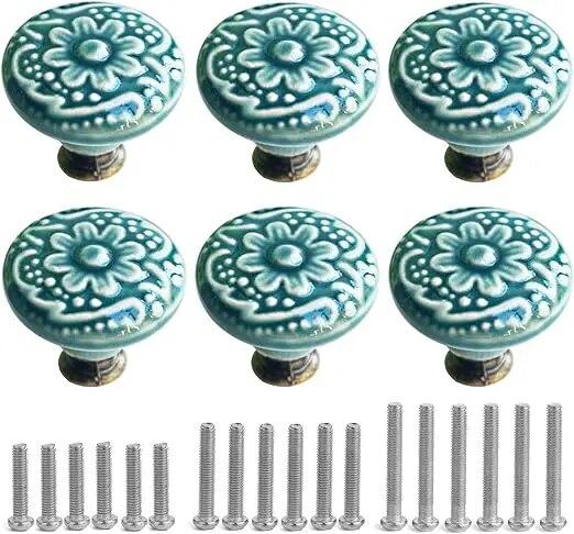 Керамические ручки для кухонного шкафа, ручки для выдвижных ящиков, ручки для комода, круглые ручки для комода, ручки и ручки для ящиков для домашней мебели