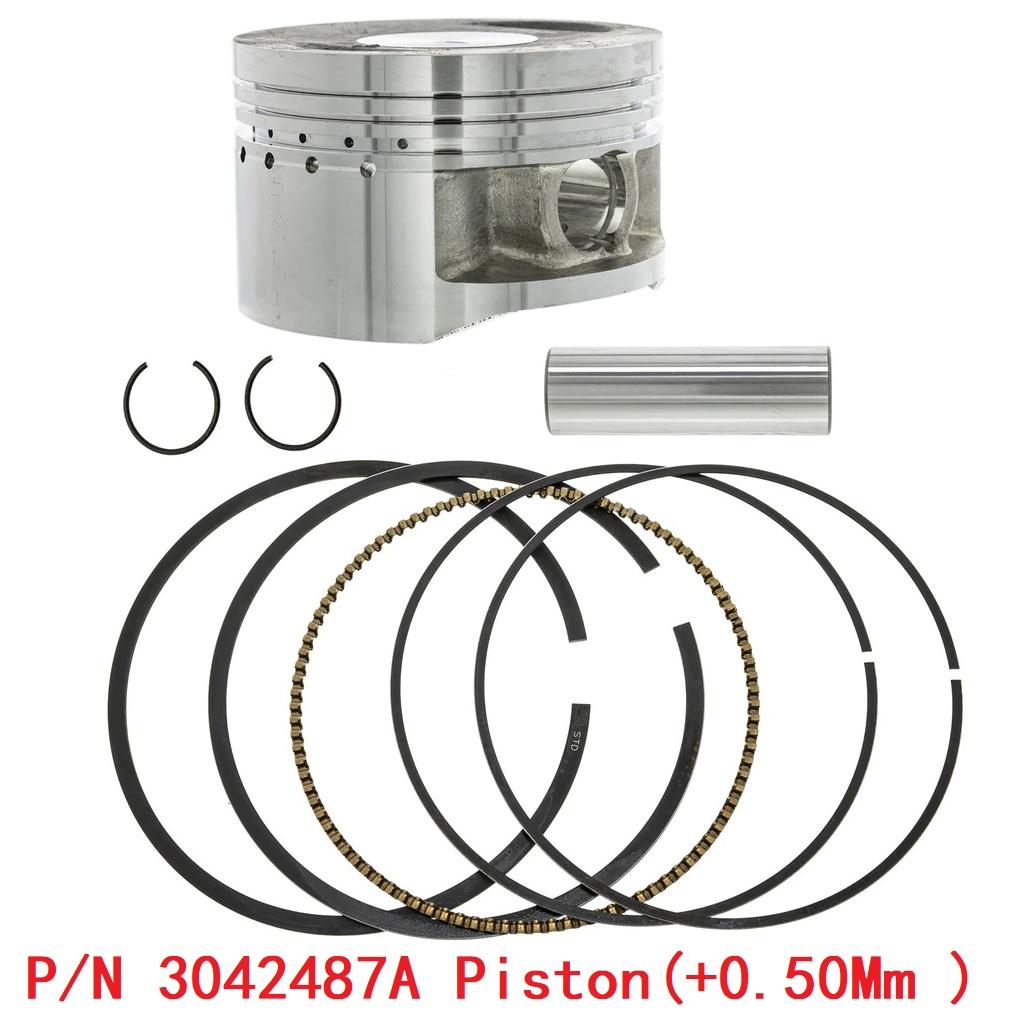 83mm Bore Forged Piston Kits with Rings Gasket for Yamaha Big Bear Big Wheel Bruin Moto 4 Raptor Warrior Wolverine Grizzly 350