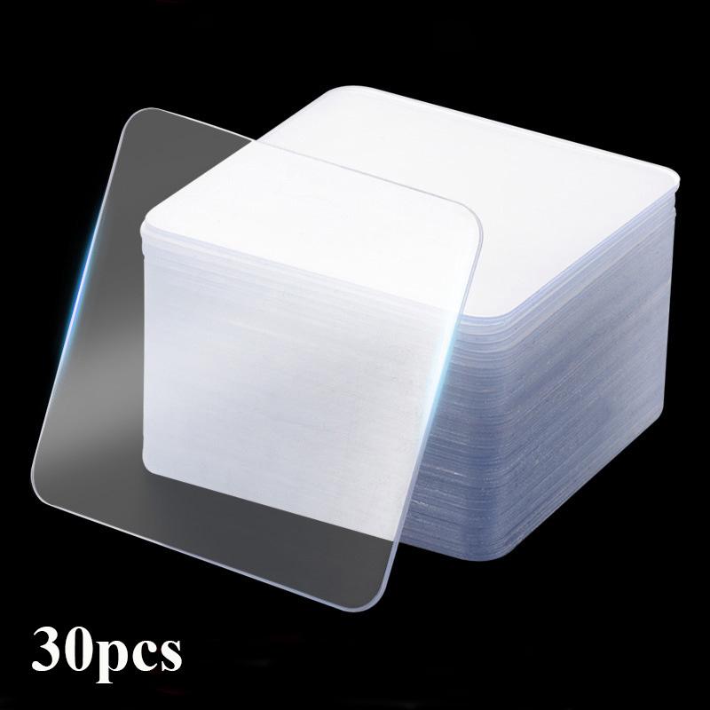 60/120pcs Reusable Super Strong Double Sided Adhesive Tape Transparent Wall Stickers Water Proof Household Products Adhesives