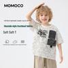 Дышащая хлопковая футболка с коротким рукавом для мальчиков MOMOCO