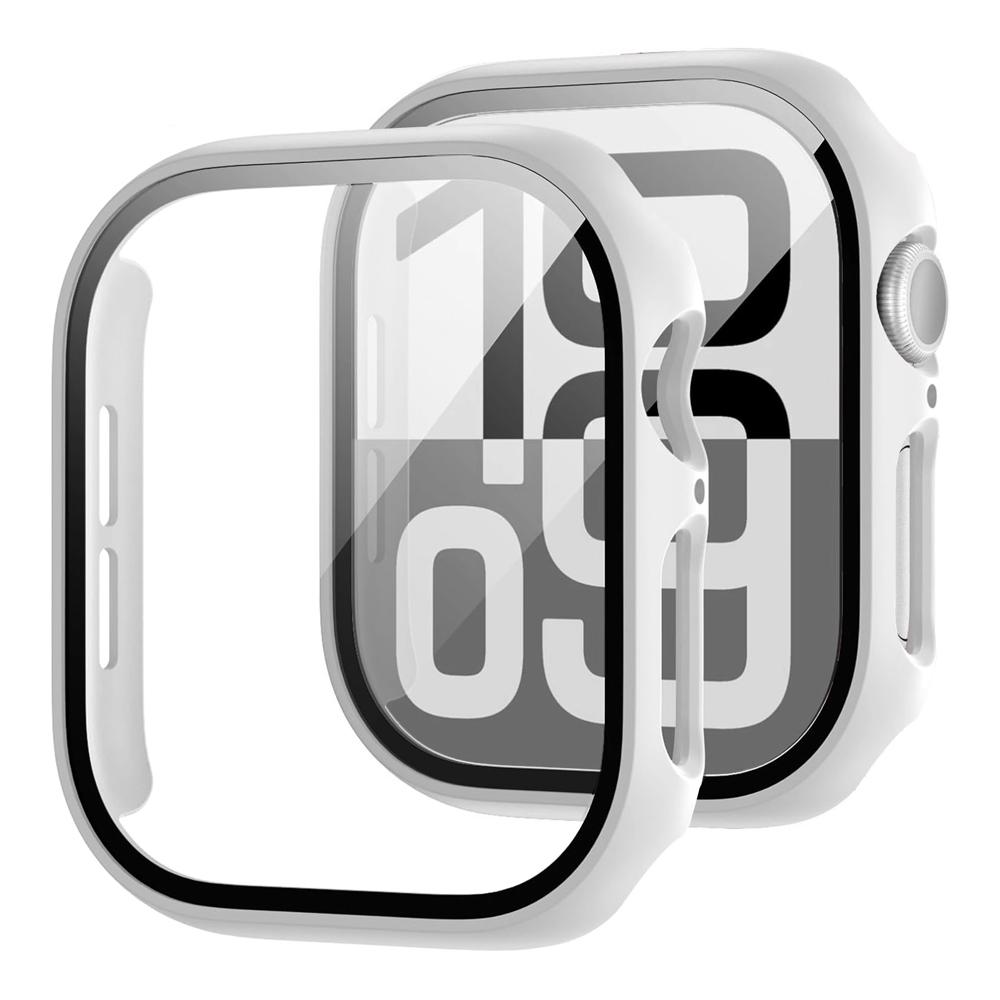Защитная пленка для корпуса Apple Watch 10 9 8 7 6 5 4 SE 46мм 42мм 45мм 44мм 41мм 40мм Закаленное стекло PC Бампер Чехол Защитные