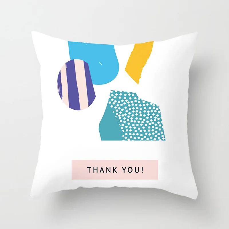 Мультяшная милая наволочка с рисунком, офисные украшения для гостиной, автомобильные украшения, домашняя наволочка