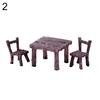 3 шт. миниатюрная мебель многофункциональная ручная работа из смолы завод мебельный дисплей для сада