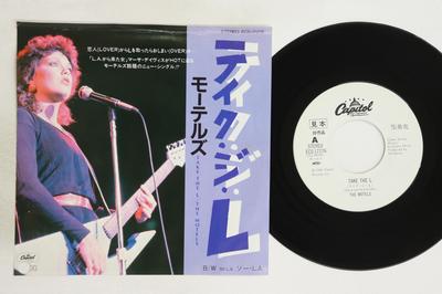 7-дюймовая пластинка MOTELS - Take The L. / Так Л.А.. ECS17276PROMO CAPITOL 1982 Япония Рок Б/у