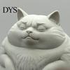 Настольные украшения для офиса Фигурка толстого кота, Милый ленивый декор для стола автомобиля с прочным основанием, Согревающие праздничные подарки Мини-статуэтка для успокоения Офис,